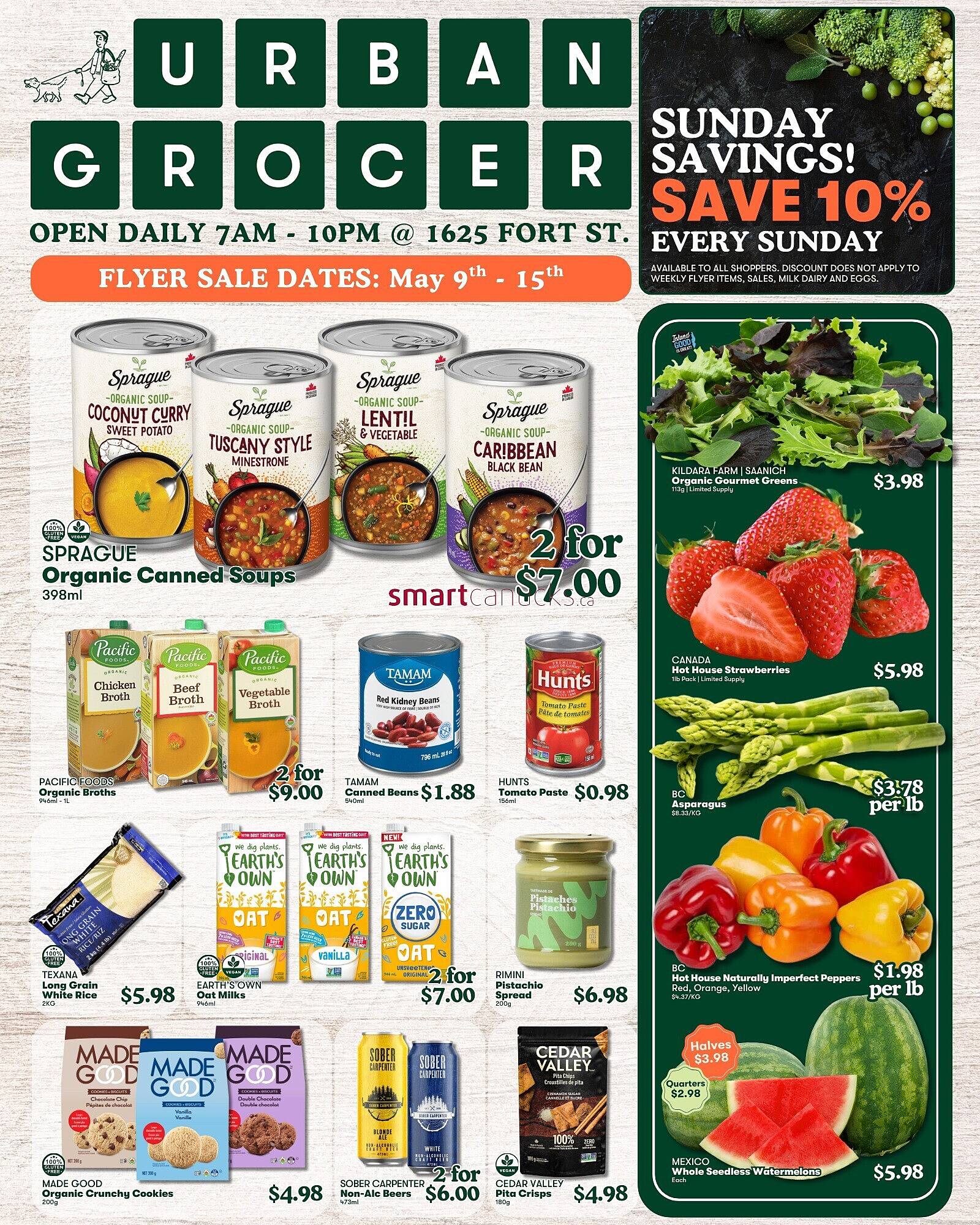 Urban Grocer flyer Page 1