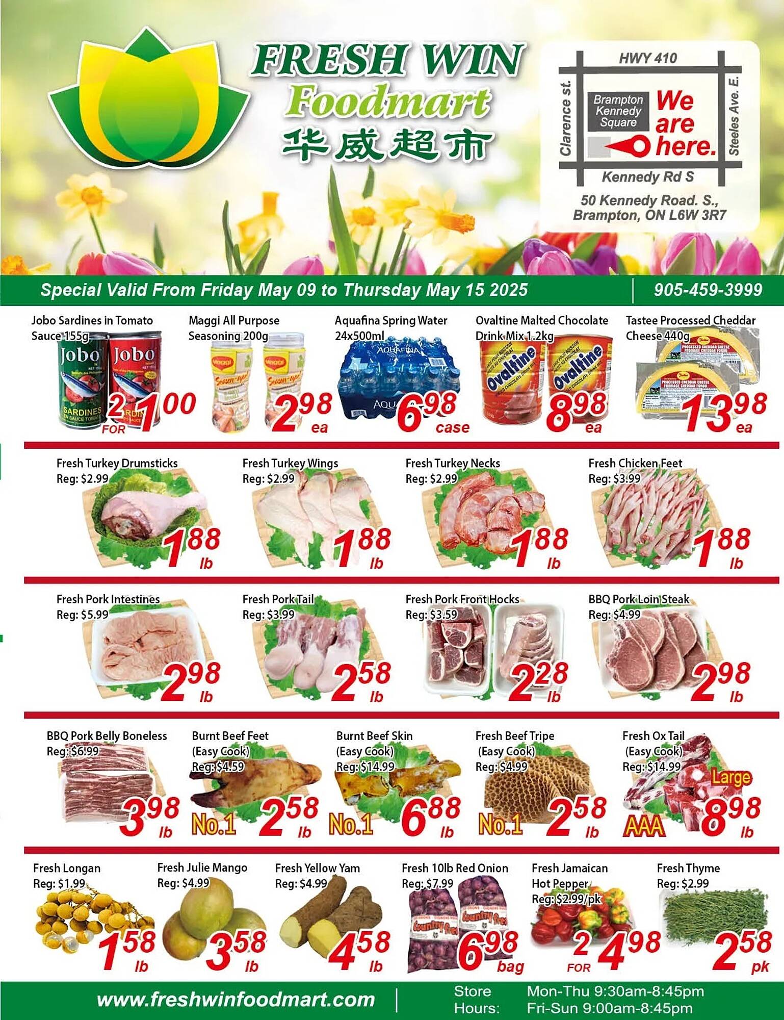 Fresh Win Foodmart flyer week 19 Page 1