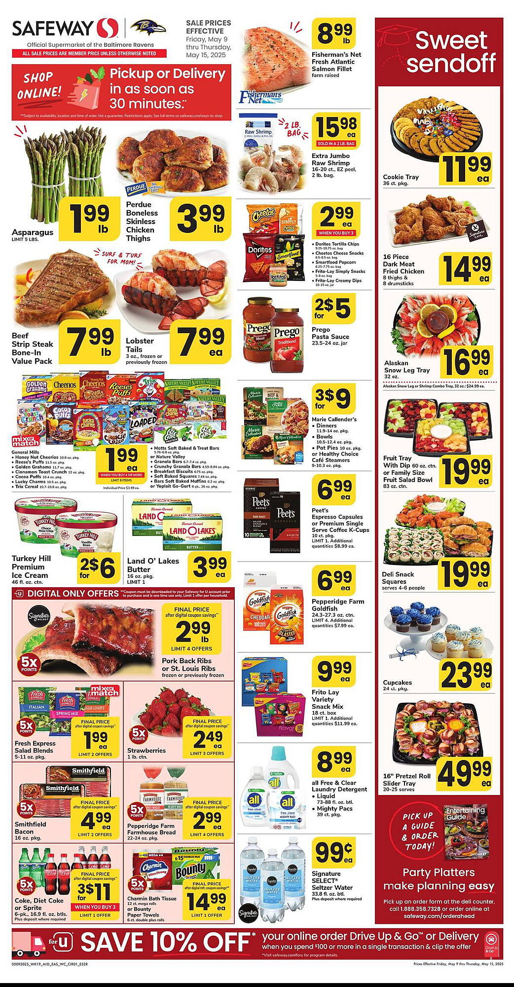 Safeway Weekly Ad week 19 Page 1