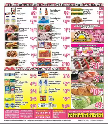 Harvest Fare Supermarket Weekly Ad (valid until 13-05)