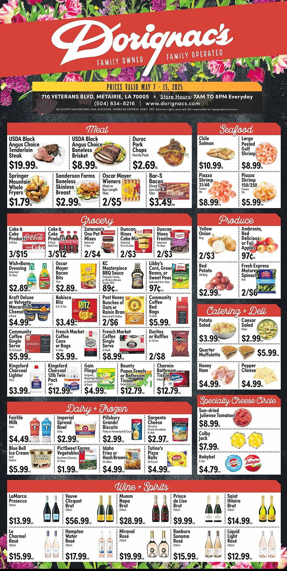 Dorignac's Food Center Weekly Ad week 19 Page 1