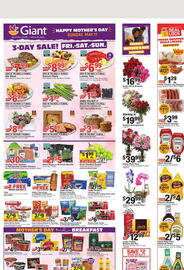 Giant Food Weekly Ad week 19 Page 1
