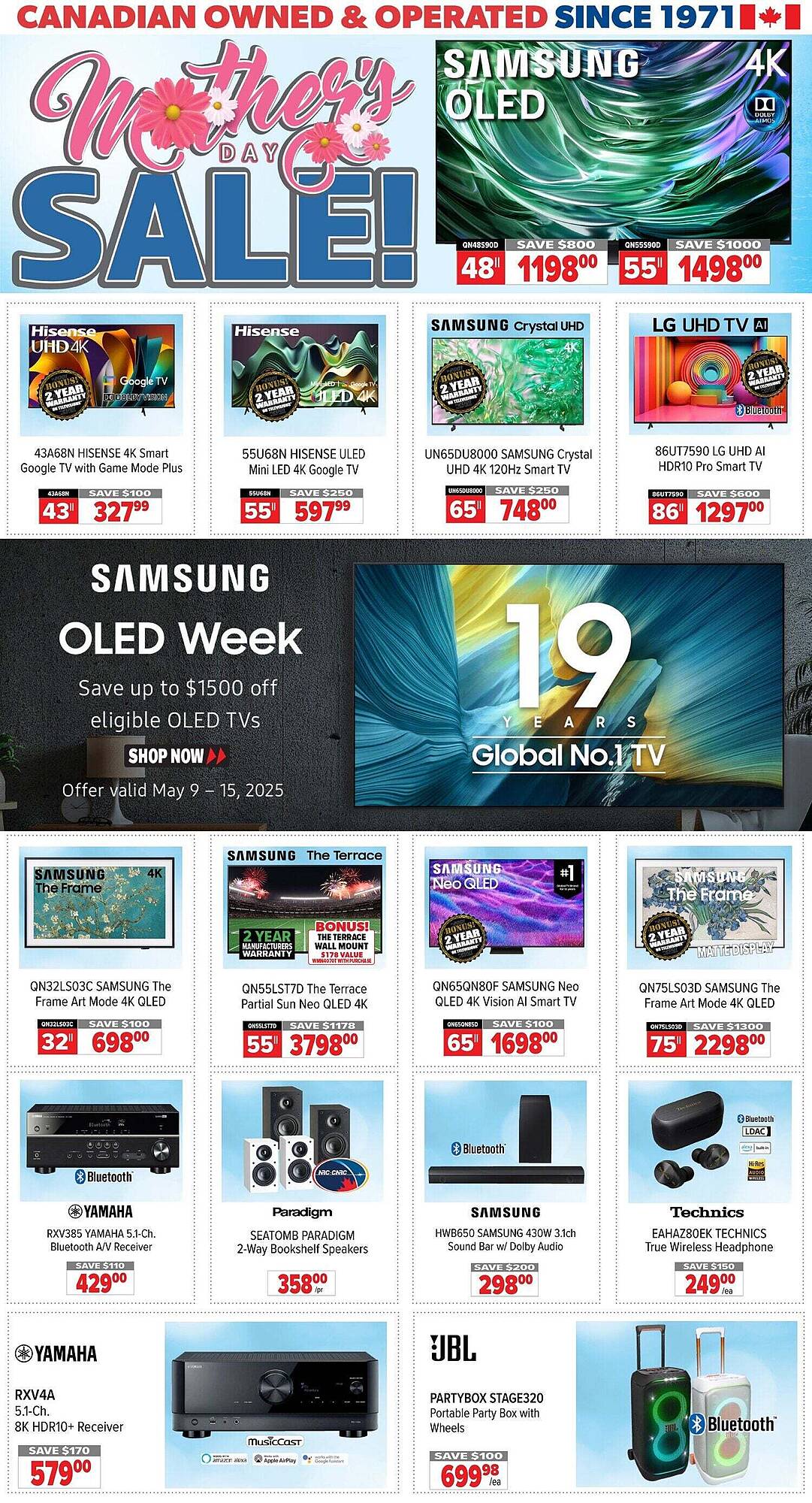 2001 Audio Video flyer week 19 Page 1