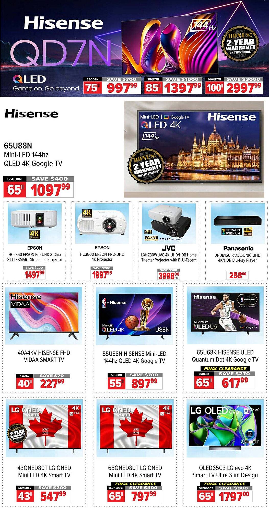 2001 Audio Video flyer week 19 Page 2