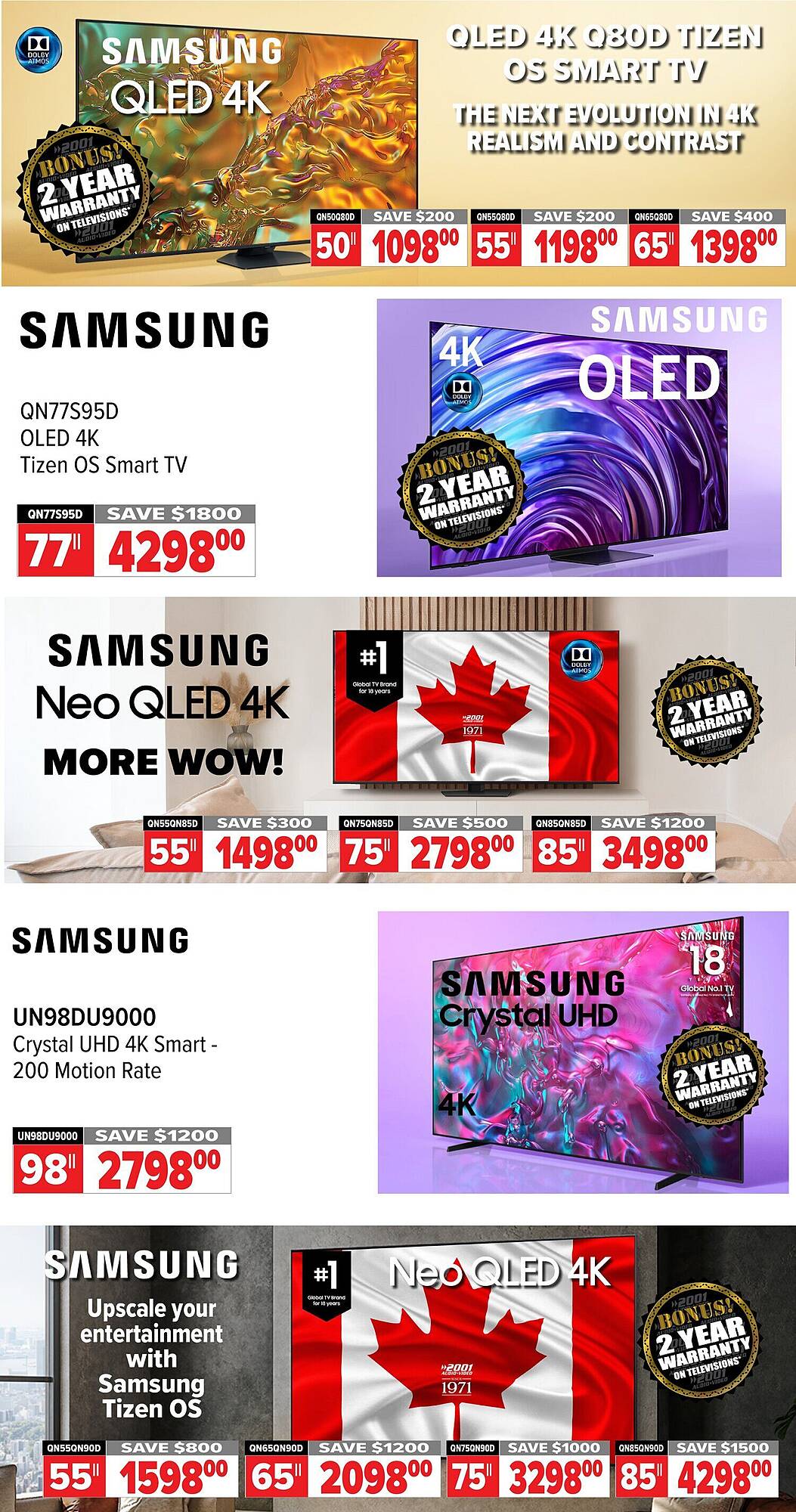 2001 Audio Video flyer week 19 Page 7