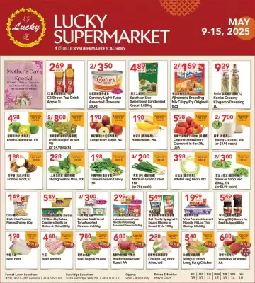 Lucky Supermarket flyer (valid until 15-05)