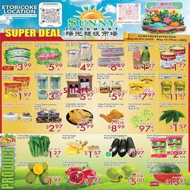 Sunny Food Mart flyer week 19 Page 1