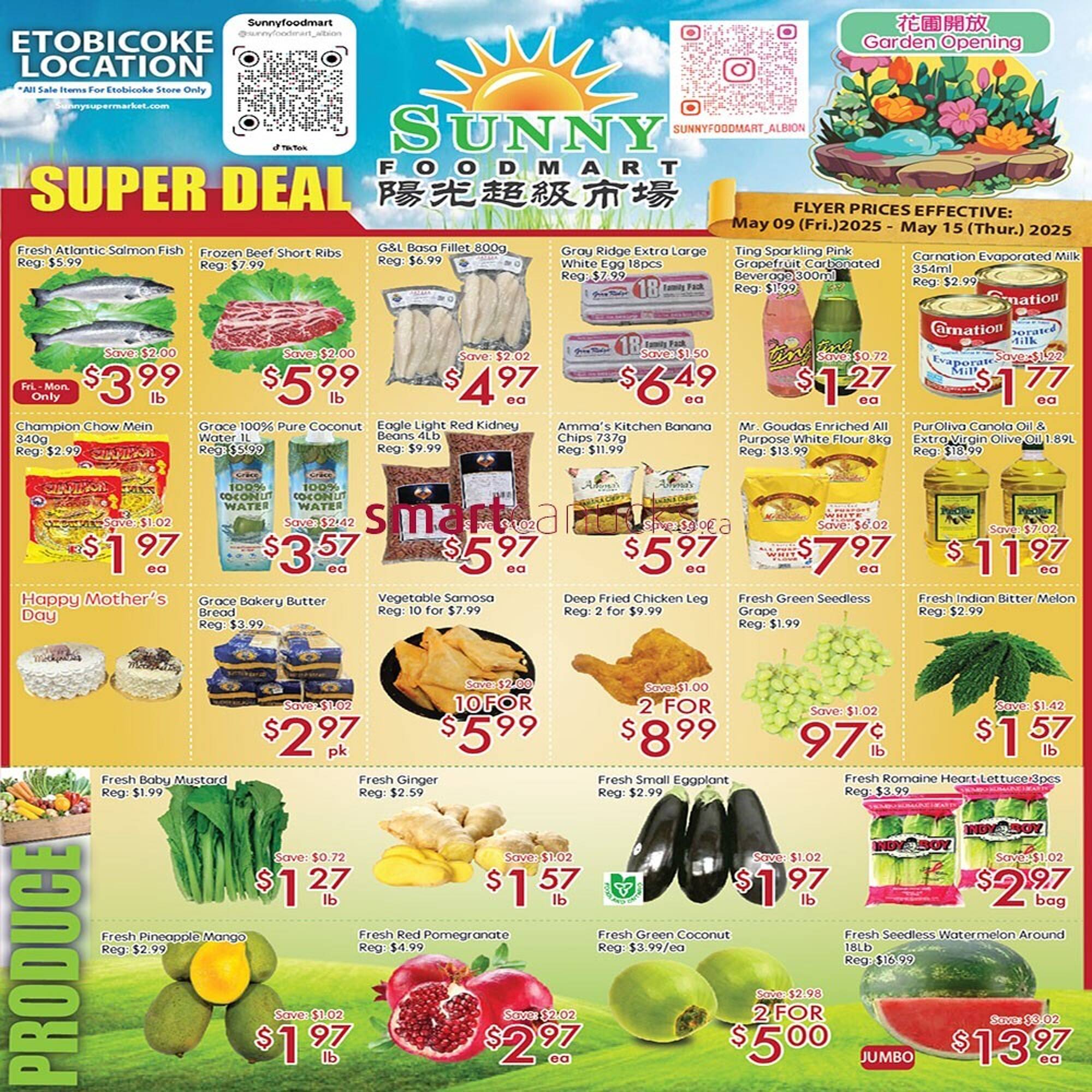 Sunny Food Mart flyer week 19 Page 1