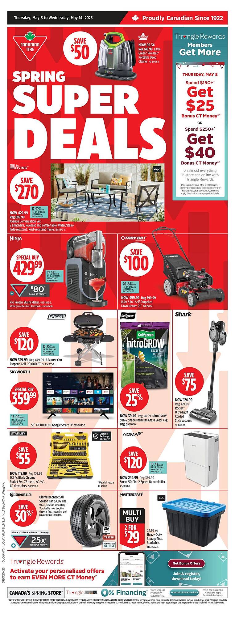 Canadian Tire flyer week 19 Page 1
