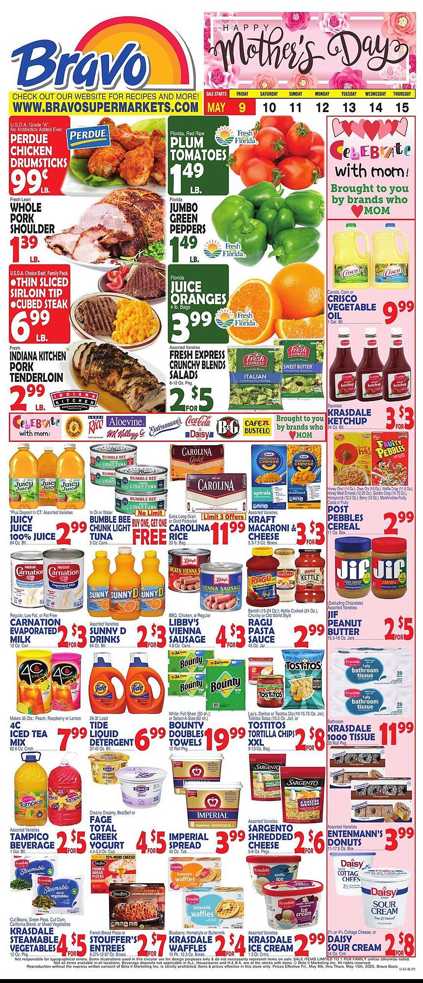 Bravo Supermarkets Weekly Ad week 19 Page 1