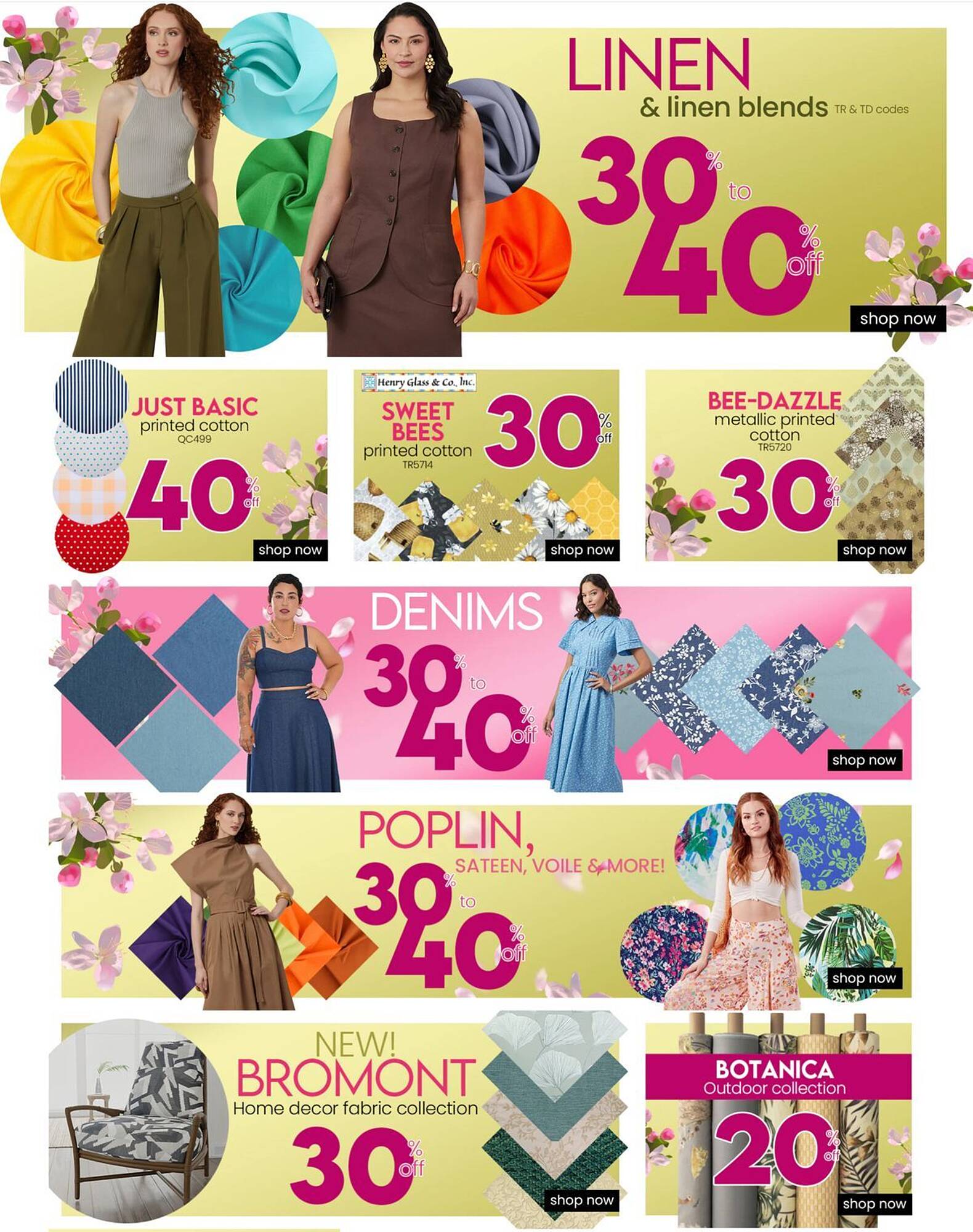 Fabricville flyer Page 1