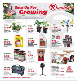 Runnings Weekly Ad Page 1
