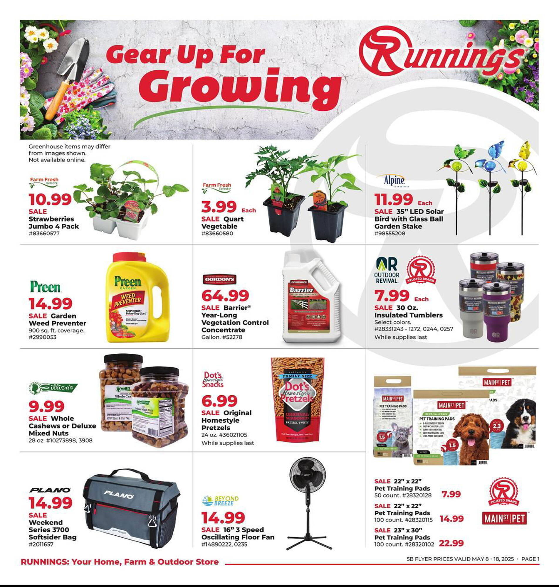 Runnings Weekly Ad Page 1