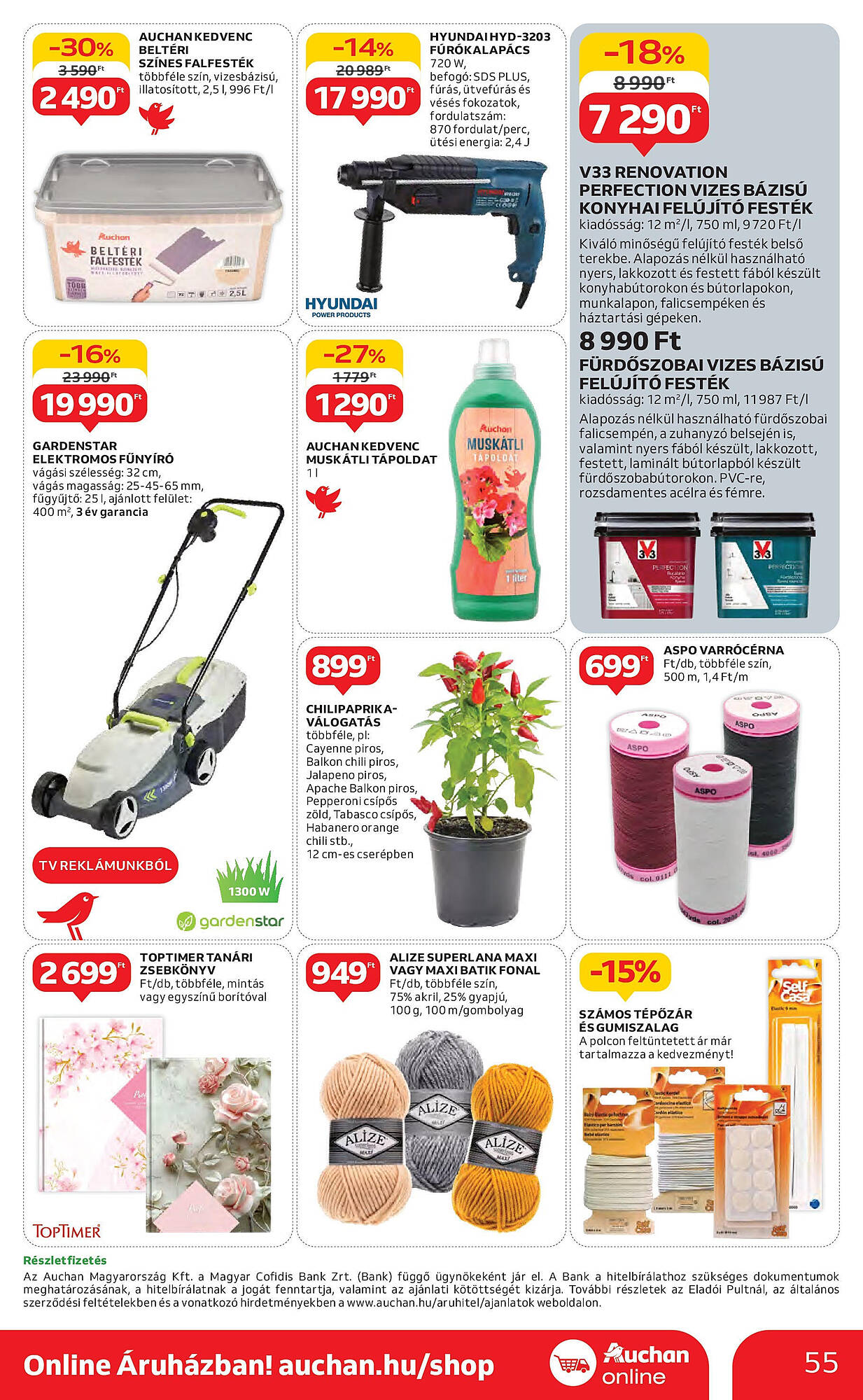 Auchan akciós újság hét 19 Oldal 55