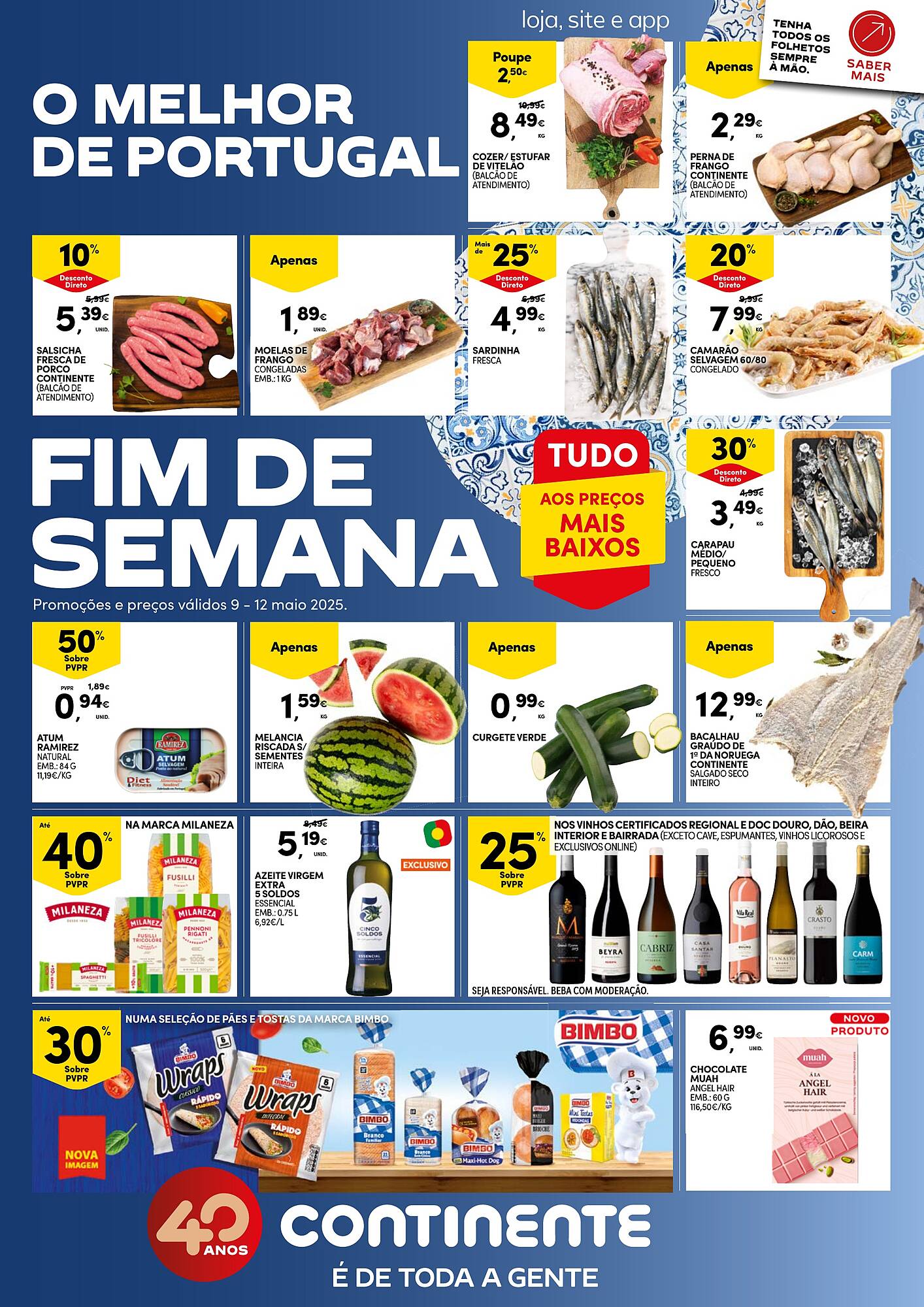 Folheto Continente | Fim de Semana Página 1