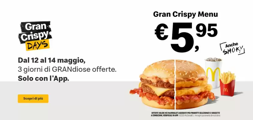 Volantino McDonald's (valido fino al 14-05)