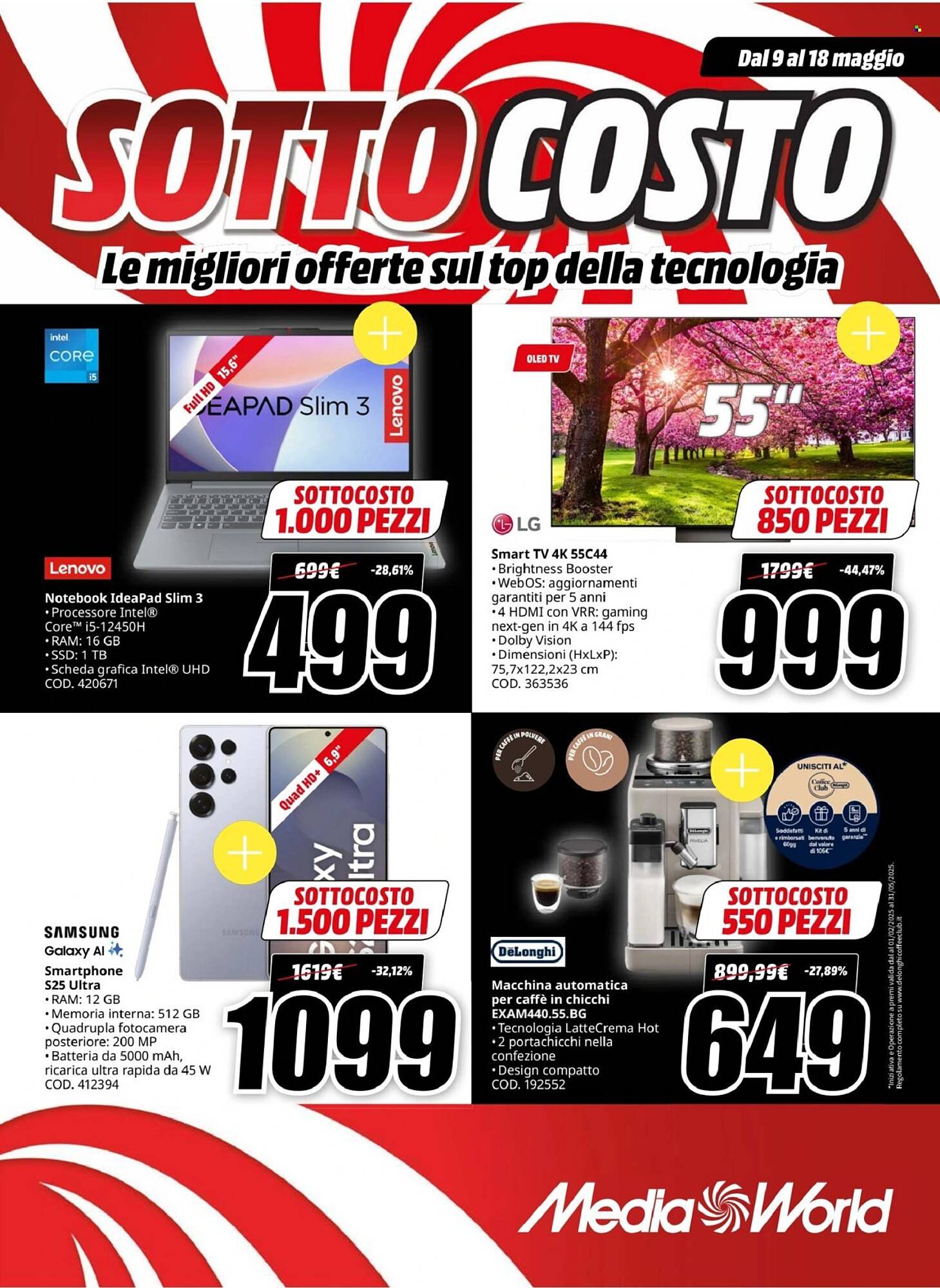 Volantino MediaWorld Pagina 1