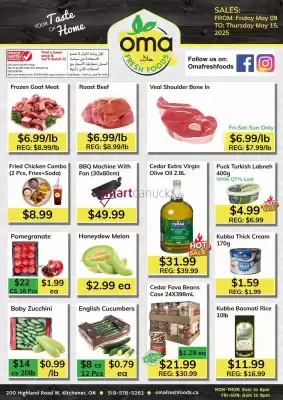 Oma Fresh Foods flyer (valid until 11-05)
