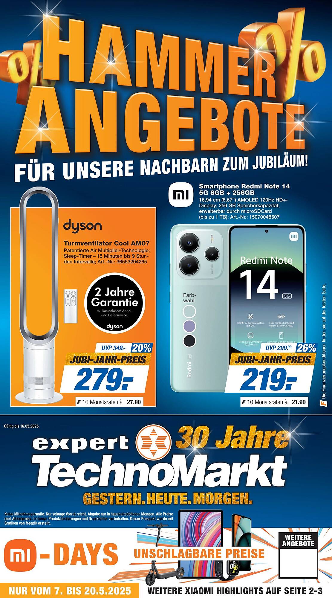 Expert Technomarkt Prospekt woche 19 Seite 1