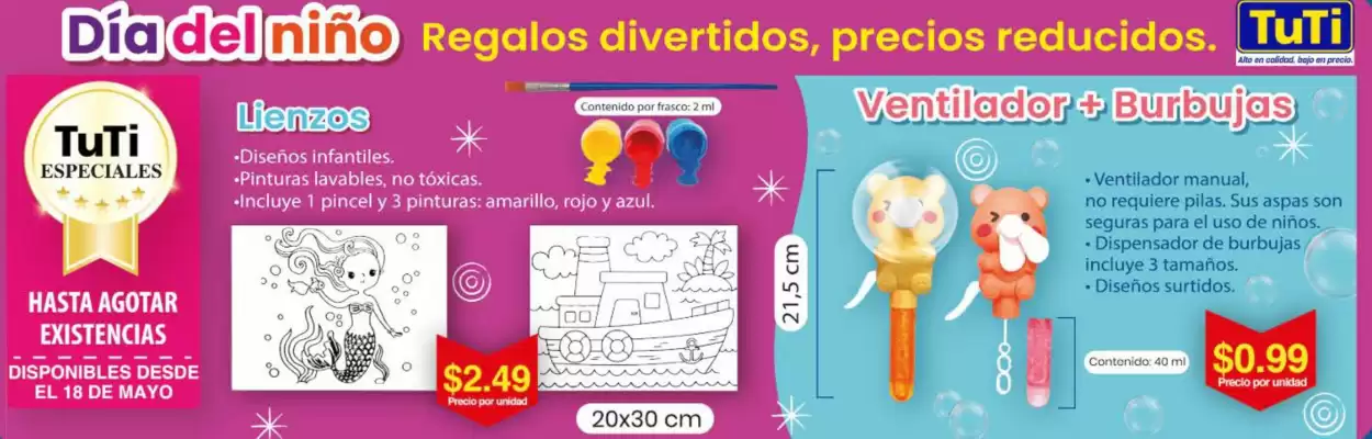 Catálogo TuTi (válido hasta 18-05)