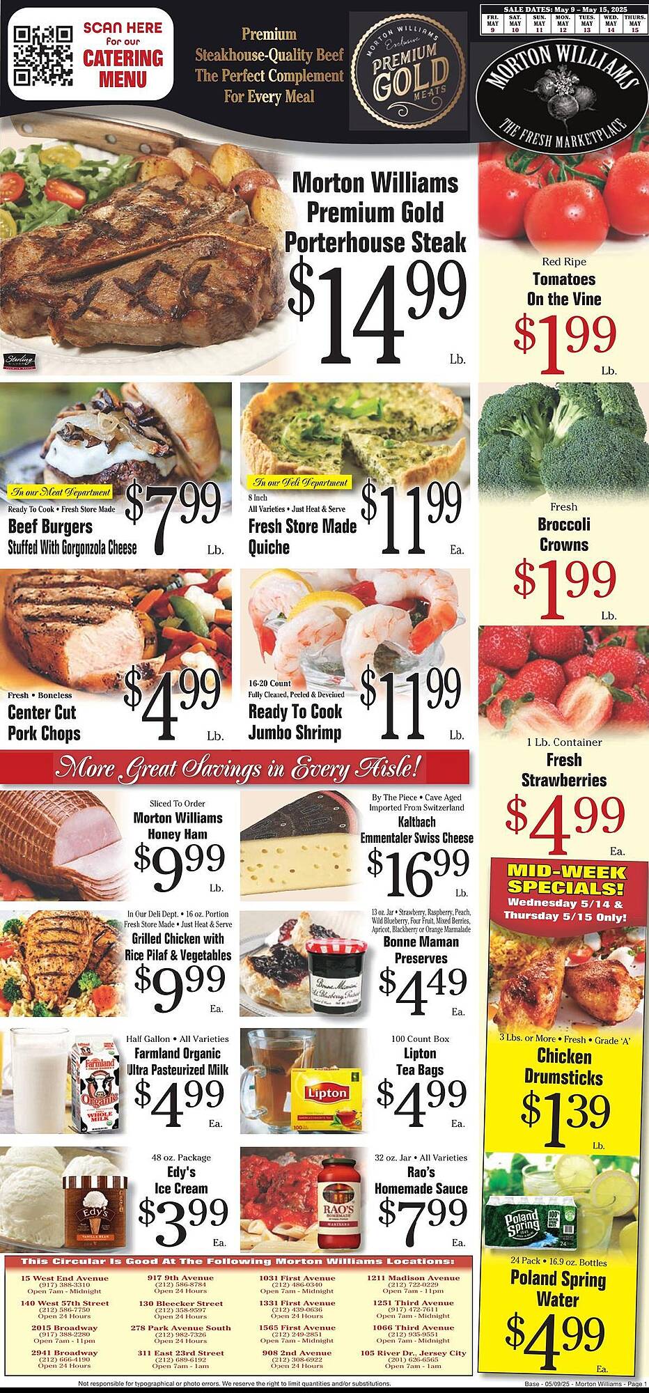 Morton Williams Weekly Ad week 19 Page 1