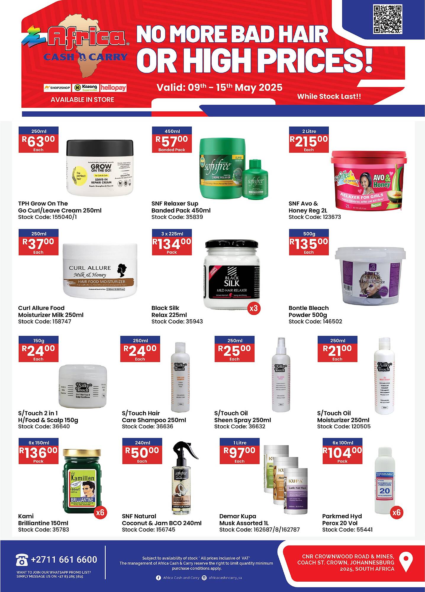 Africa Cash and Carry catalogue week 19 Page 1