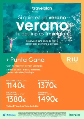 Folleto Travelplan (válido hasta el 31-10)