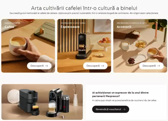Catalog Nespresso (valid până la 19-05)