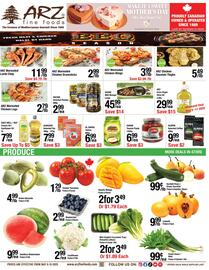 Arz Fine Foods flyer week 19 Page 1