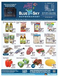 Blue Sky Supermarket flyer week 19 Page 1