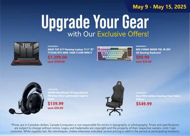Canada Computers flyer week 19 Page 1