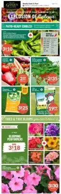 Lakeside Garden Gallery flyer (valid until 15-05)