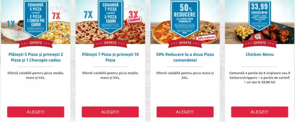 Catalog Domino's Pizza (valid până la 15-05)