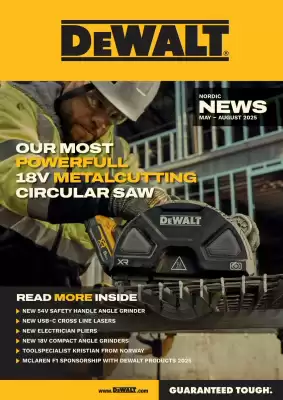 Dewalt reklamblad (giltig till och med 31-08)