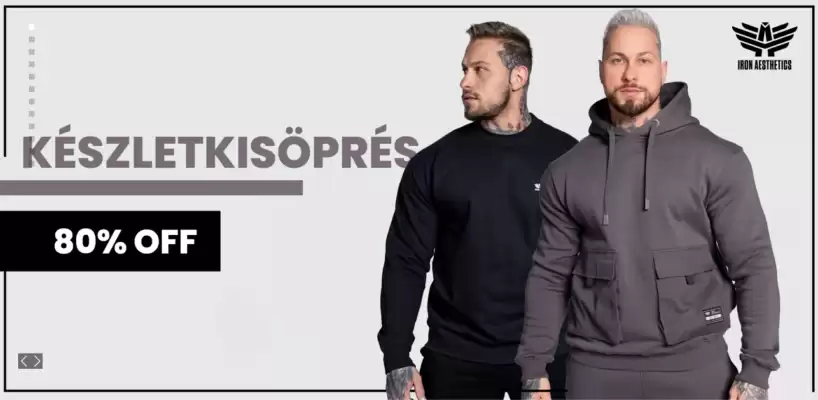 Iron Aesthetics akciós újság