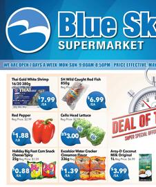 Blue Sky Supermarket flyer week 19 Page 1