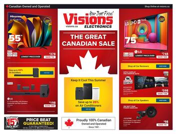 Visions Electronics flyer week 19 Page 1