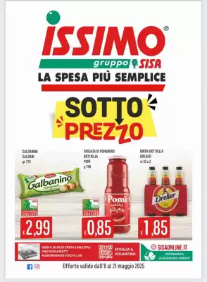 Volantino Issimo supermercado (valido fino al 21-05)