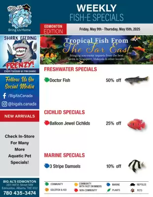 Big Al&#x27;s Pets flyer (valid until 15-05)