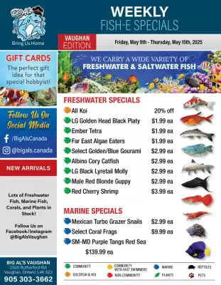 Big Al&#x27;s Pets flyer (valid until 15-05)