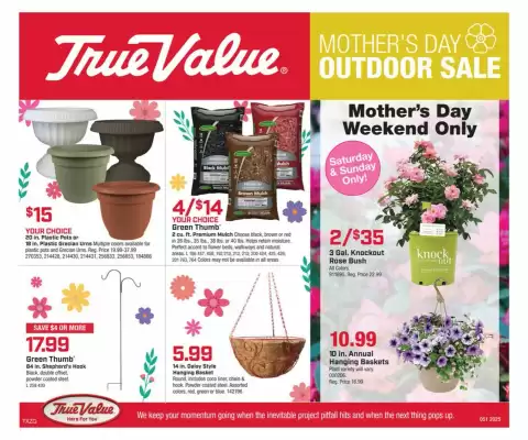 True Value Weekly Ad (valid until 31-05)