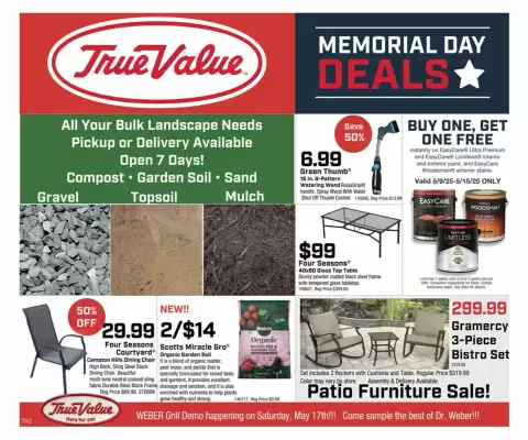 True Value Weekly Ad (valid until 31-05)