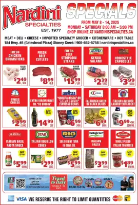 Nardini Specialties flyer (valid until 15-05)