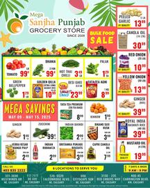 Mega Sanjha Punjab Grocery Store flyer Page 1