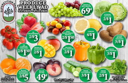 Superstition Ranch Farmers Market Weekly Ad week 19 Page 1