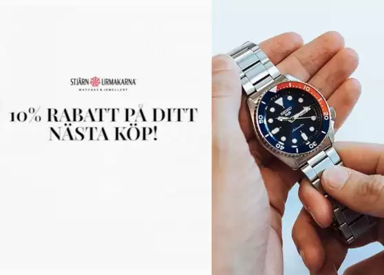 Stjärnurmakarna reklamblad (giltig till och med 16-05)