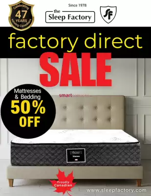 The Sleep Factory flyer (valid until 16-05)