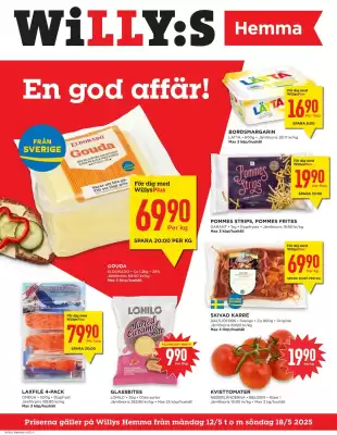 Willys Hemma reklamblad (giltig till och med 18-05)