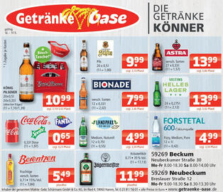 Getränke Oase Prospekt Seite 1