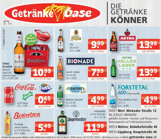 Getränke Oase Prospekt Seite 1